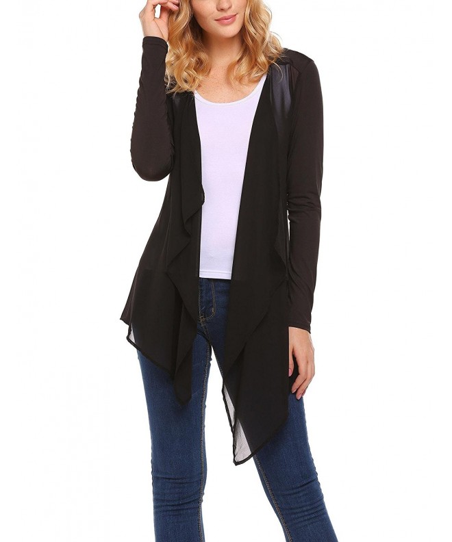 Elesol Irregular Chiffon Cardigans Coverup