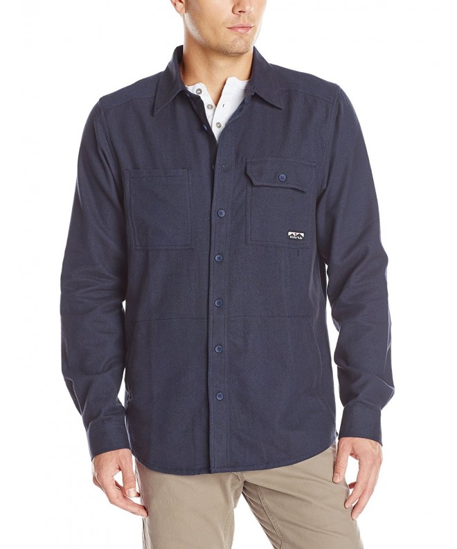 KAVU Berwin Shirt Midnight Large