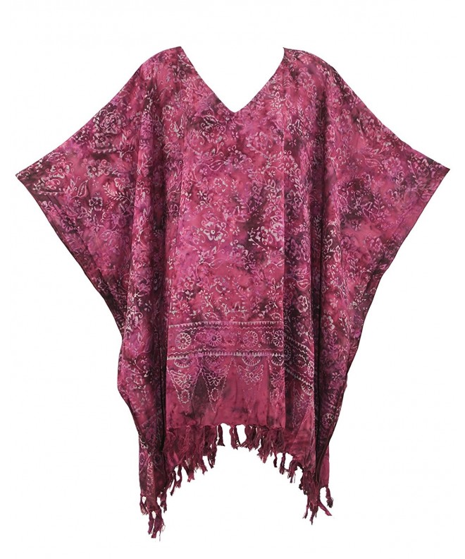 Beautybatik Purple Caftan Kaftan Blouse