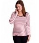 Horizontal Striped Sleeve Pullover X Large