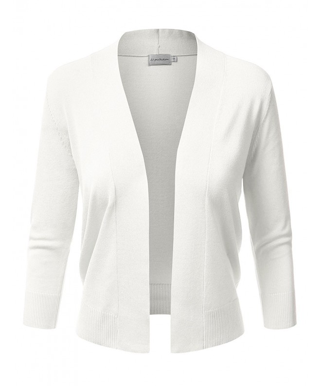 JJ Perfection Womens Cropped Cardigan