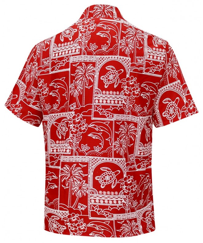 Men's Aloha Hawaiian Shirt Short Sleeve Button Down Casual Beach Party ...