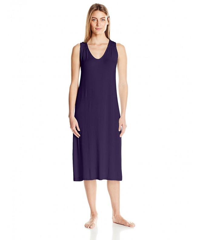 Arabella Womens Racerback Nightgown Raisin