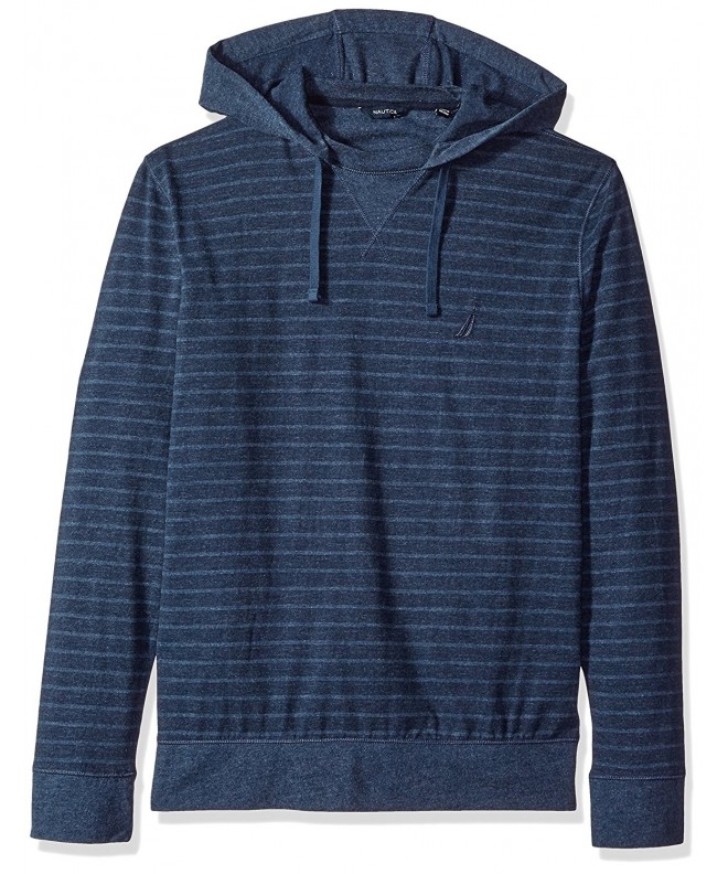 Nautica Mens Pullover Hoodie Indigo