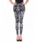 Paisley Printed Elastic Stretch Leggings