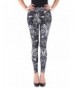 Paisley Printed Elastic Stretch Leggings