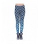 Shiny Starry Leggings Mermaid Printed