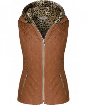 2LUV Womens Quilted Hooded Closure