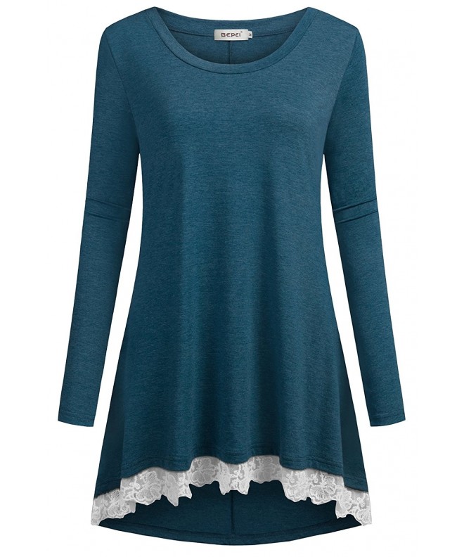 BEPEI Women Shirts Flare Flattering