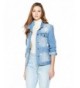 Lily Parker Womens Distressed Button