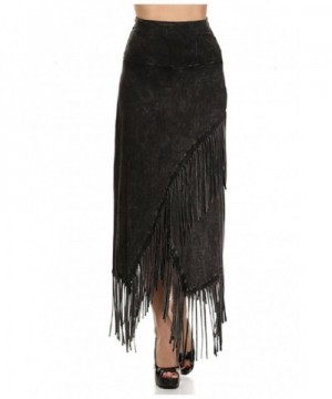 Party Fringe Skirt Mineral Washed