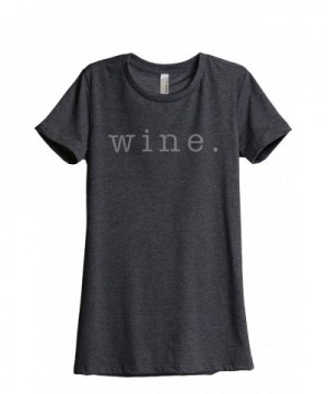 Womens Fashion Relaxed T Shirt Charcoal