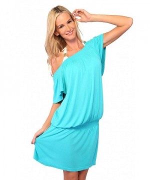 Ingear Smocked Shoulder Summer Turquoise