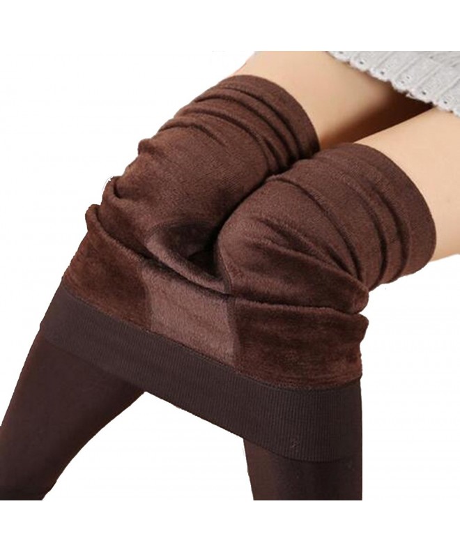 Winter Leggings Velvet Womens Elastic