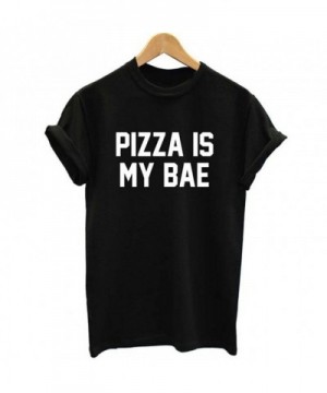 PIZZA Letter Women Casual T shirt