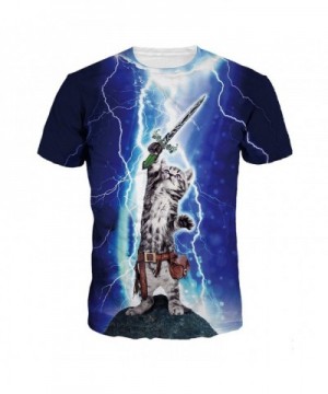 ColorFino Printing Lightning T shirt Clothing