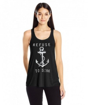 Clementine Womens Refuse Printed Racerback