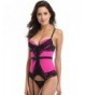 Topmelon Womens Overbust Bustier Cincher