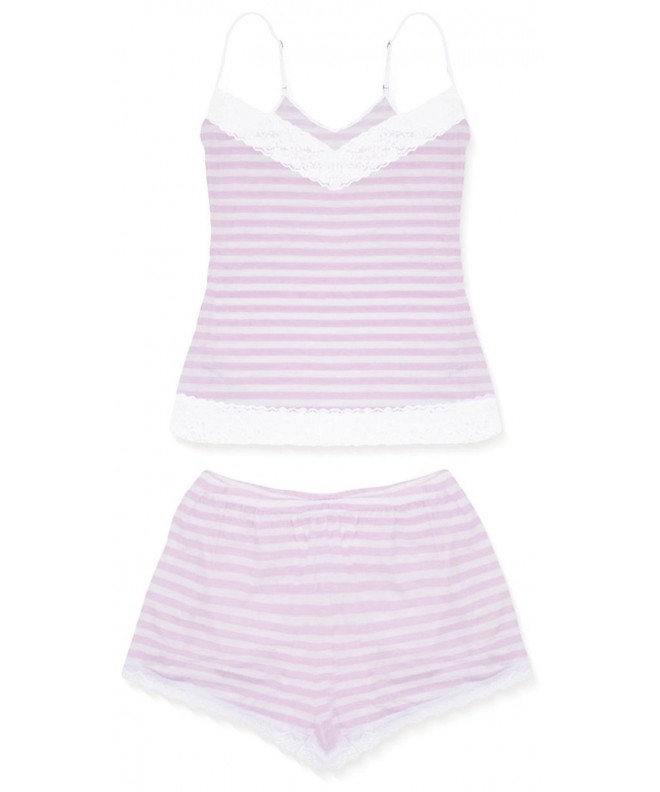 cheekfrills Womens Stripe Camisole Shorts