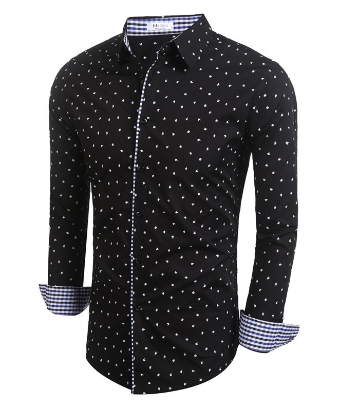 Misakia Polka Sleeve Dress Shirt