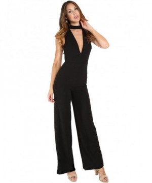 MakeMeChic Womens Sleeveless Jumpsuits Rompers