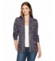 Jason Maxwell Mix Stich Cardigan Blackberry