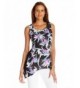 Chaus Sleeveless Paradise Flowers Sharkbite