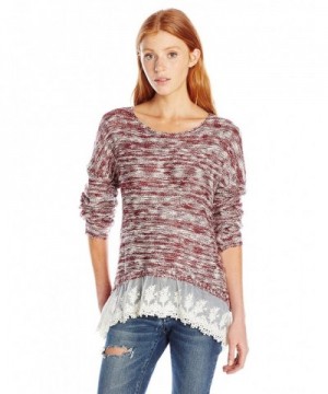 Jolt Womens Hi Low Sleeve Sweater