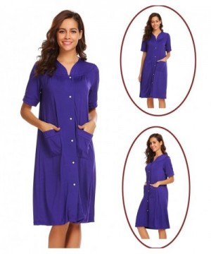 Dicesnow Nightgown Sleepshirts Sleepwear Nightshirts