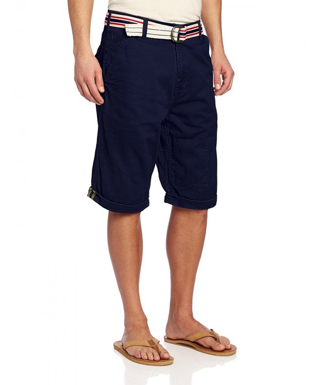 Rocawear Mens Belted Short Blue