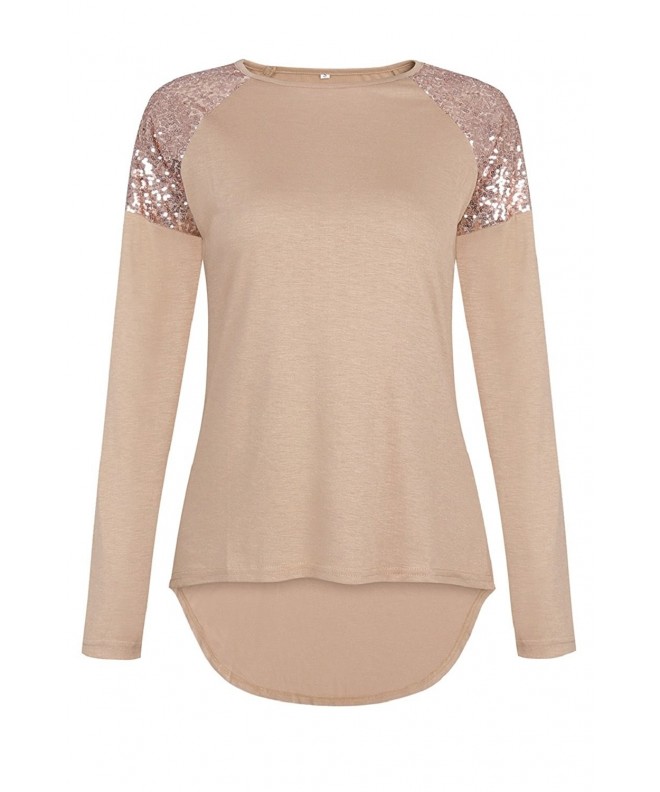 Sipaya Casual Sleeve Shirt Sequins