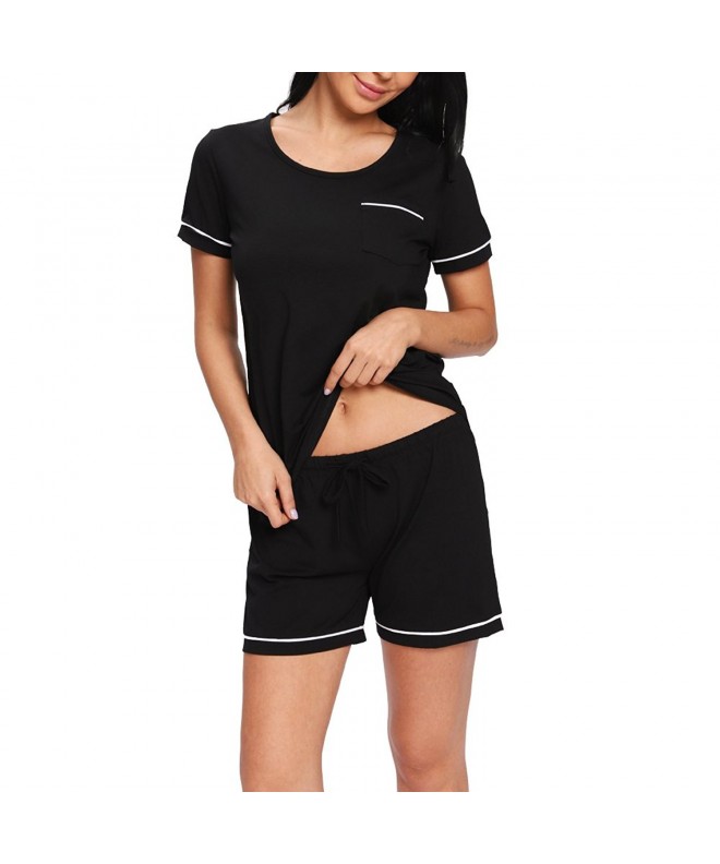 Womens Pajamas Short Sleeve Sleepwear