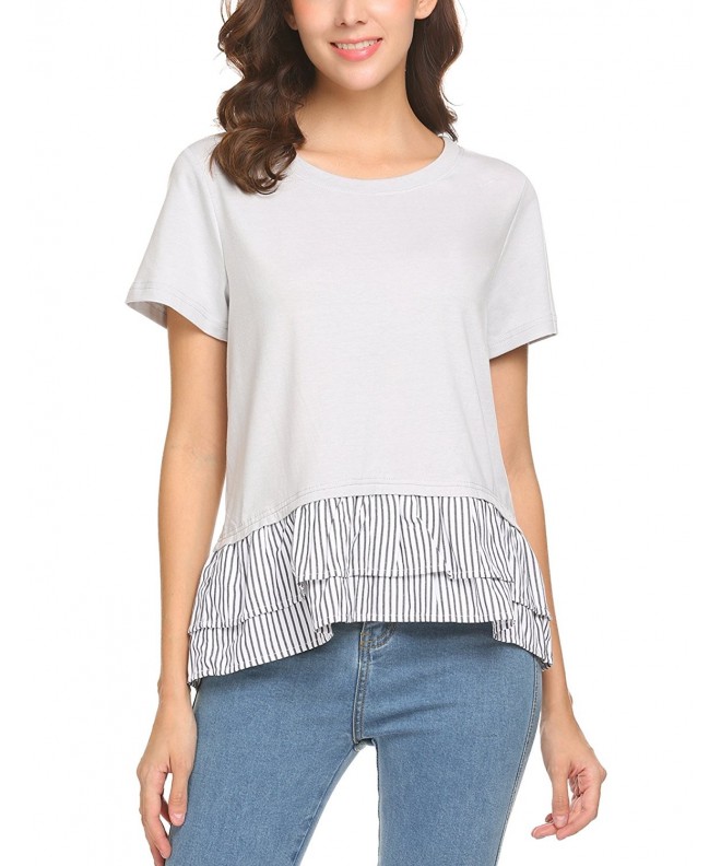 Thinkwell Casual Sleeve Ruffles Blouse