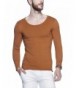 Tinted Solid Henley Sleeve T Shirt