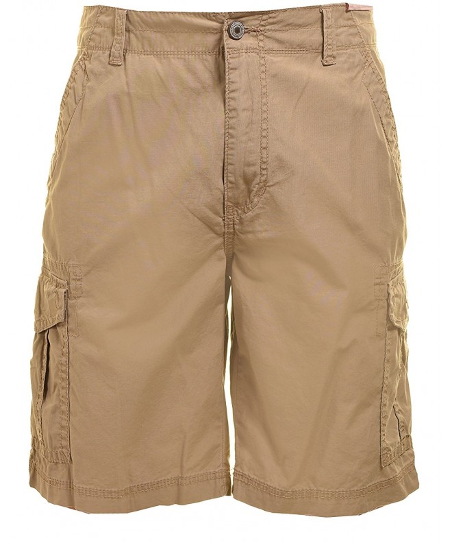 Unionbay Mens Cargo Short Khaki Grain