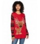 Derek Heart Womens Christmas Reindeer