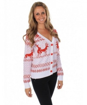 Womens Ugly Christmas Sweater Reindeer