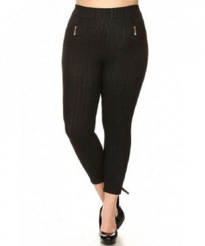 Womens Stretchy Fleece Skinny Jeggings