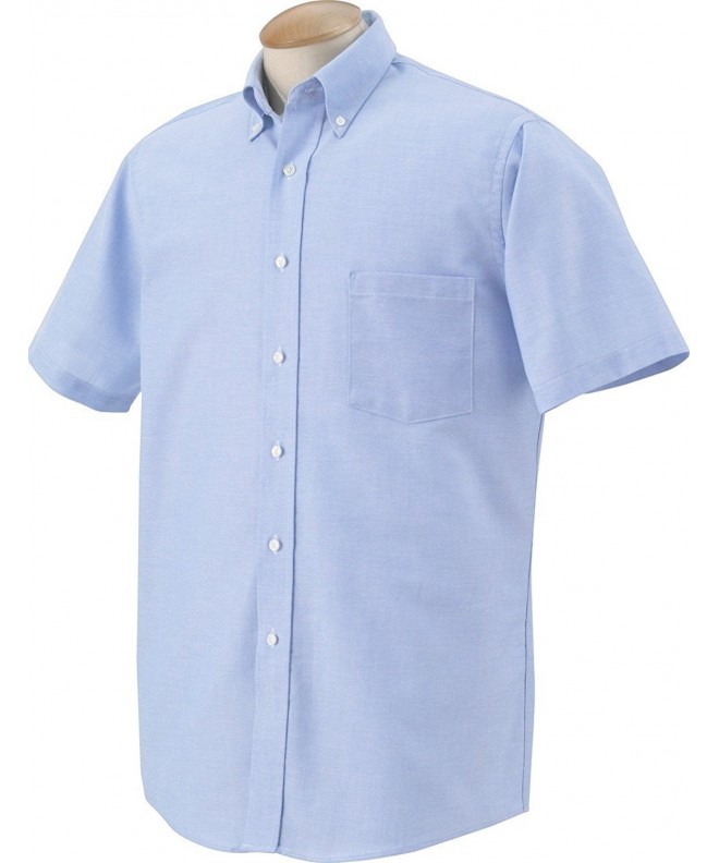 Heusen Short Sleeve Oxford Dress Shirt