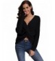 SHEKINI Pullover Crossover Shoulders Oversized