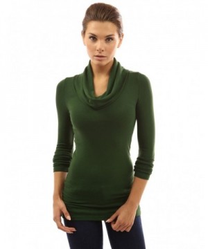 PattyBoutik Womens Tunic Medium Green