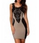 Yishower Sleeveless Fashion Bodycon Cocktail