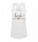 Glitter Heart Bride Arrow Tank