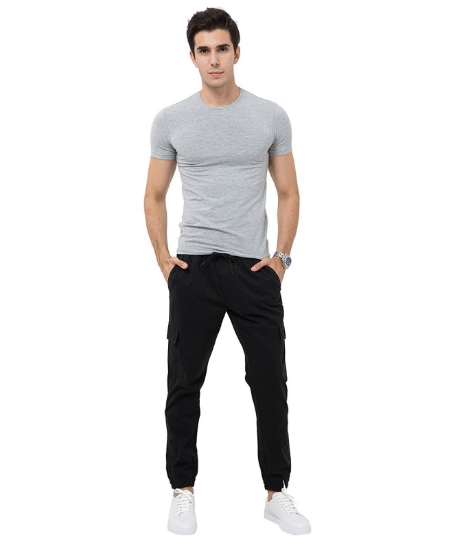 Joggers Pants For Men Fashion Cotton Twill Chino Pants Regular Fit ...