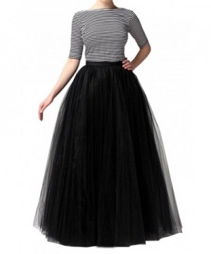 Omelas Women Tulle Length Skirts