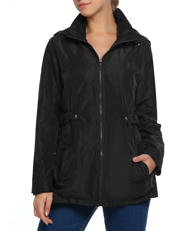Goodfans Windproof Front zipper Climbing Raincoat