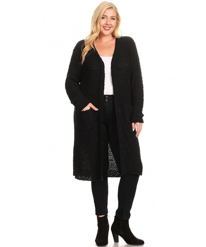 Bubble Womens Sleeve Front Cardigan
