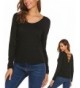 Womens Black Sleeve Backless T Shirt