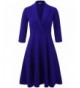 JayJay Women Sleeve Lapel Royalblue