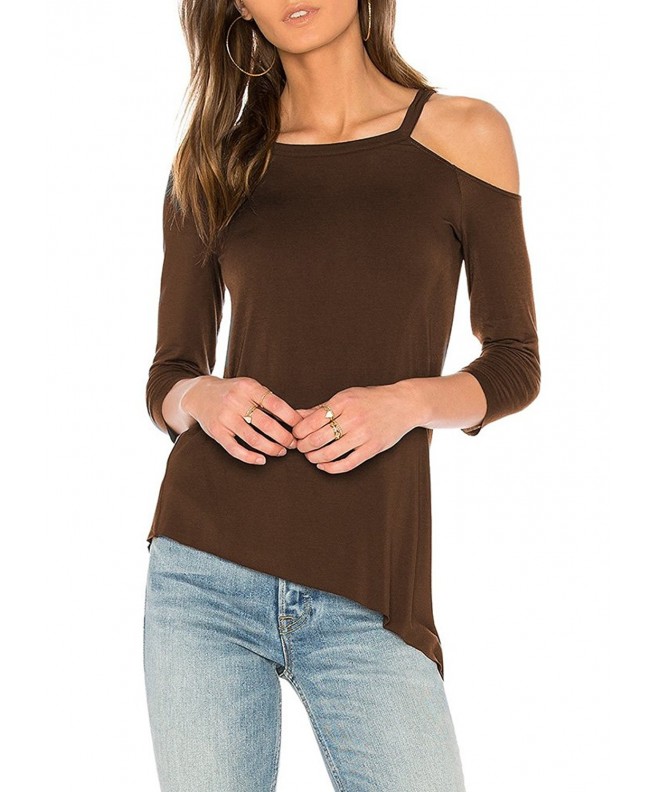 Mippo Fashion Shoulder Pullover Asymmetrical